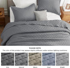 Bedsure King Size Quilt Bedspread, Lightweight Comforter, Modern Clover Pattern - Image 9