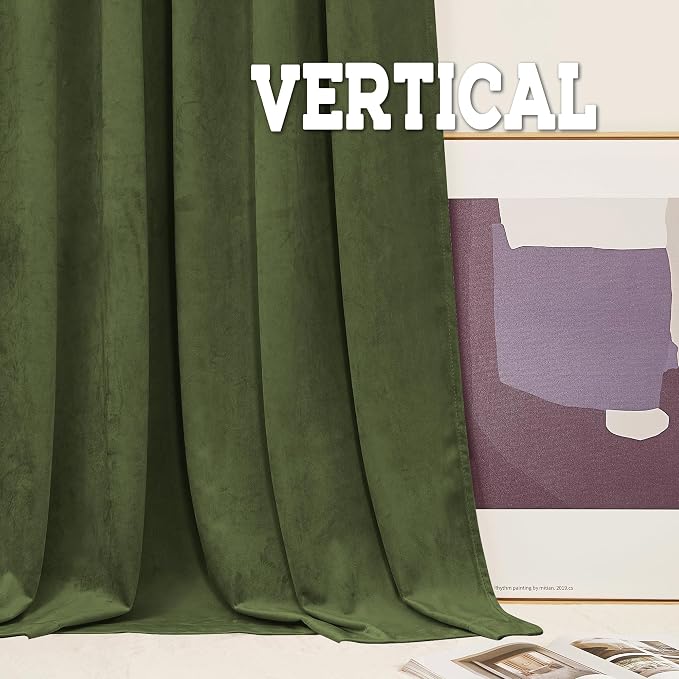 RYB HOME Velvet Room Darkening Curtains - Image 6
