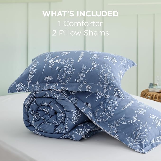 Bedsure Infinity Blue King Comforter Set - Image 7