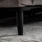 88.6" Extra Large End of Bed Sofa Gray, Chenille Oversized Chaise Lounge Bench - Image 6