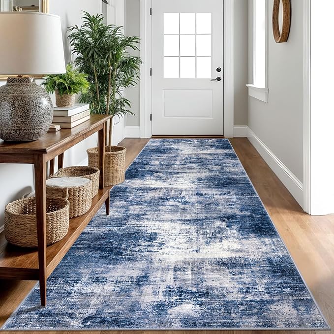 Abstract Runner Rug 3x10 Ft Washable Runners by iOhouze