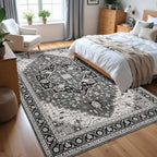 Macgace Washable Vintage Area Rug - Image 4