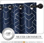 NICETOWN Blackout Curtains 63 inches Long - Image 3