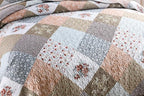 3-Piece Queen Quilt Set Quilted Bedspread Lightweight Reversible Coverlet Set - Image 6
