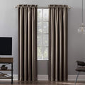 Sun Zero Oslo Theater Grade Extreme Total Blackout Rod Pocket Curtain Panel by SunZero%E2%84%A2