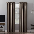 Sun Zero Oslo Theater Grade Extreme Total Blackout Rod Pocket Curtain Panel by SunZero%E2%84%A2