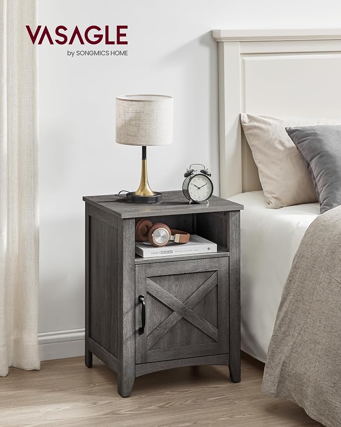 VASAGLE Farmhouse Nightstand - Image 2
