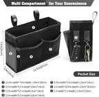 Bseash Bunk Bed Organizer, Bedside Caddy Hanging Bed Organizer Storage Bag - Image 2