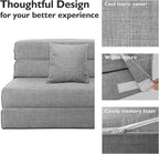 Folding Sleeper Chair Sofa Bed Lazy Couch - Image 7