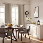 100% Blackout Linen Ceiling to Floor Curtains 96 Inches Long 8 FT - Image 6