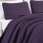 Chezmoi Collection Austin 3-piece Oversized Bedspread Coverlet Set - Image 3