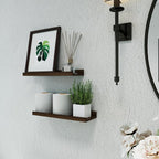 Walnut Floating Shelves for Wall Decor, 14 in Shelf - Image 6