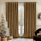 BGment Bronze Brown Velvet Blackout Curtains by BGment