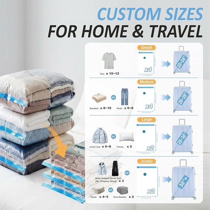 Travel Vacuum Storage Bags - Image 4