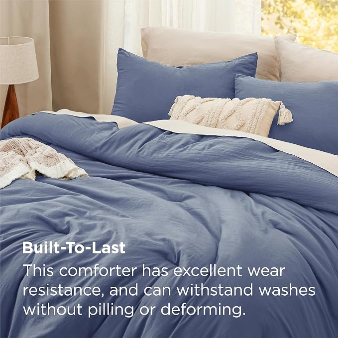 Bedsure Queen Comforter Set, 3 Pieces GentleSoft™ Bed Set, 1 Lightweight - Image 3