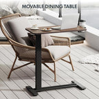 FLEXISPOT H7 28" Pneumatic Height-Adjustable Overbed Table - Image 9
