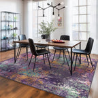 RELEANY Washable 7'x9' Abstract Area Rug - Image 2
