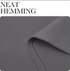 NICETOWN Grey Blackout Curtain Panels - Image 6