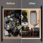tomtoc Electronic Organizer Travel Case, Dual Compartment Tech Organization | - Image 9