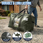 TAILI 2 Pack Green Extra Large Moving Bags, Storage Bag - Image 4