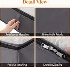 Lifewit 95L 6 Pack Under Bed Storage Containers, Large Capacity Blanket Storage - Image 4