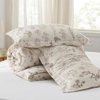Bedsure Natural King Comforter Set - Image 7