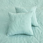 HZ & HY Oversized Queen Bedspreads, Seaglass | Generous Coverage, 5-Piece Quilt - Image 8