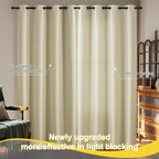 NICETOWN 100% Blackout Window Curtains 84 inches Long 2 Panels Set - Image 8