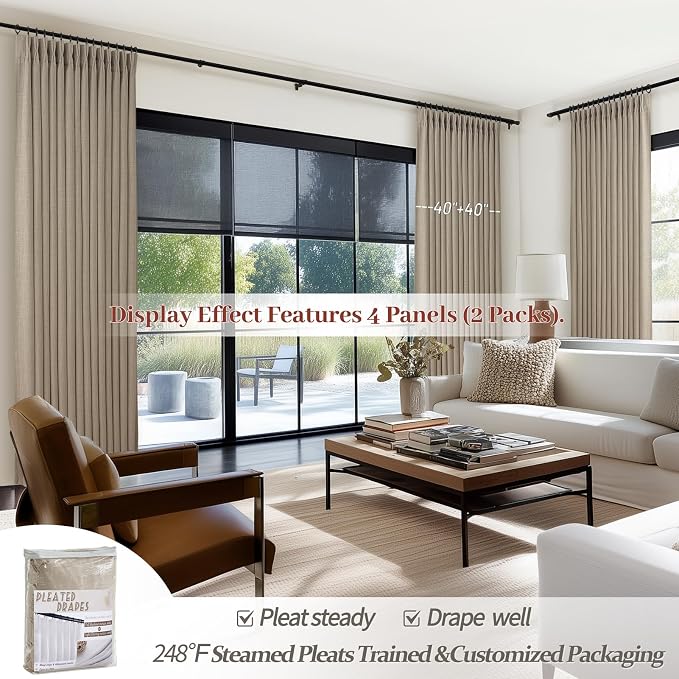 Extra Wide Blackout Curtains 70 x 96 Inches Long - Image 7