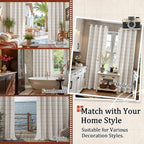 Navy Blue Linen Blackout Curtains - Image 8