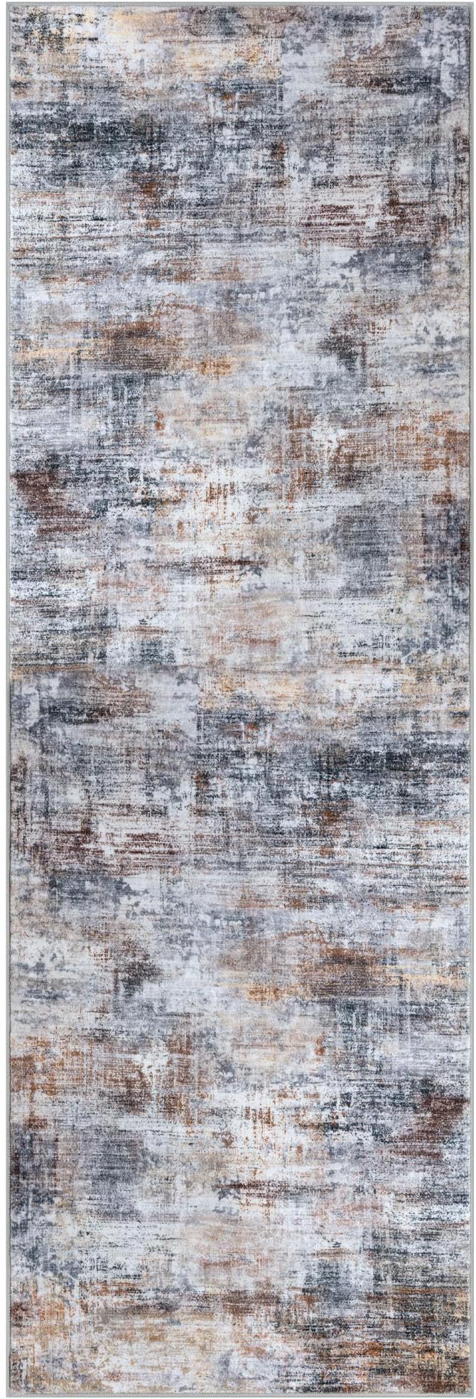 Abstract Runner Rug 2x6 Ft Washable Runners - Image 10