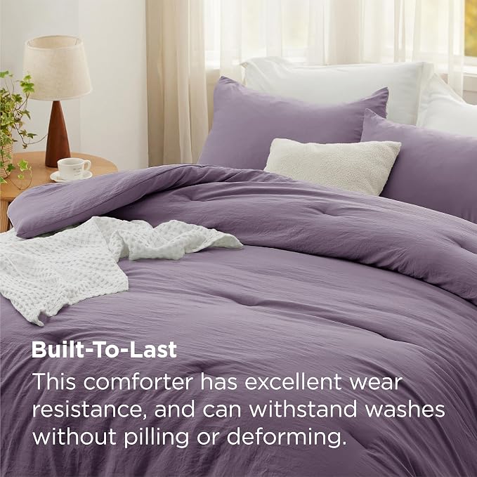 Bedsure King Comforter Set, 3 Pieces GentleSoft™ Bed Set, 1 Lightweight - Image 3