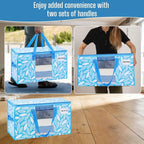 VENO Moving Bags, Wide Open Top, Spring Breeze, 8 Pack | Moving boxes - Image 5