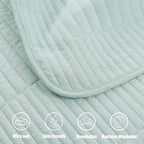 Whale Flotilla Ultra Soft Twin Quilt Bedding Set, Lightweight - Image 8
