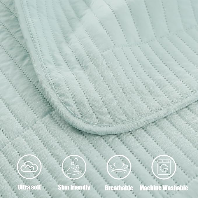 Whale Flotilla Ultra Soft Twin Quilt Bedding Set, Lightweight - Image 8