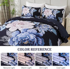 WONGS BEDDING Quilt Queen Size, Soft Microfiber Lightweight Farmhouse Bed Cover - Image 7