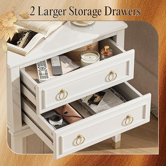 Huuger 27.6 Inch Tall Nightstand - Image 4