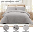 Whale Flotilla Ultra Soft Queen Quilt Bedding Set, Lightweight - Image 2