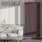 Room Divider Panel 6Ft Privacy Screen Wall Divider, Portable Room Partition - Image 4