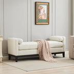 RuiSiSi Elegant Upholstered End of Bed Bench, Daybed Ottoman by RuiSiSi