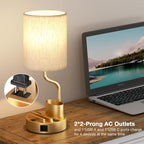 Bedside Lamps for Bedroom Set of 2 - Image 4