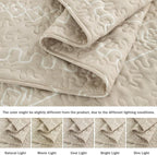 Beige Quilts Queen Size - Image 5