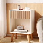 Fluted Nightstand, Modern Bedside Table by INNODToddlerTower