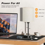 Small Bedside Table Lamp for Bedroom - Image 3