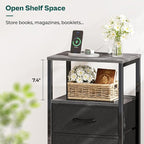 Huuger Nightstands Set of 2, End Tables - Image 7