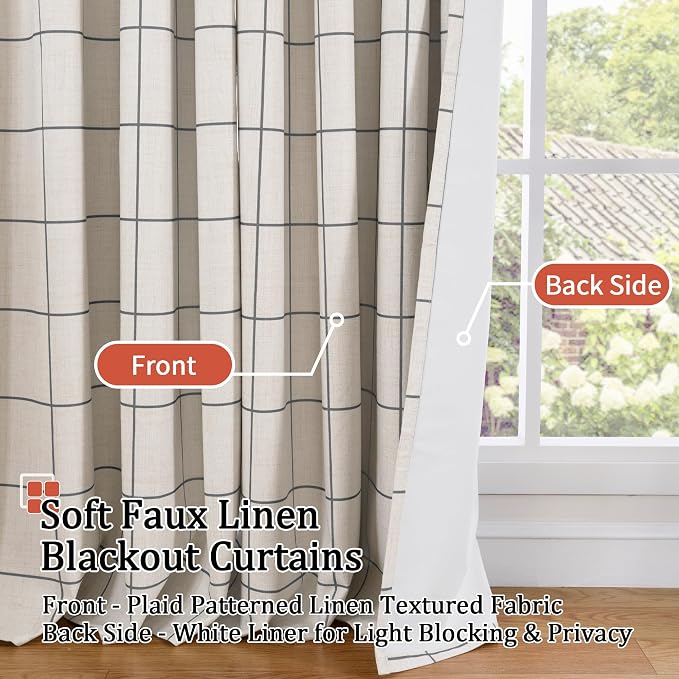 Linen Blackout Curtains - Image 3