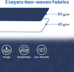 3 Pack Storage Bags for Clothes Blanket Storage Bins - Image 3