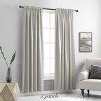 2 Panels Blackout Curtain Panels - Image 2