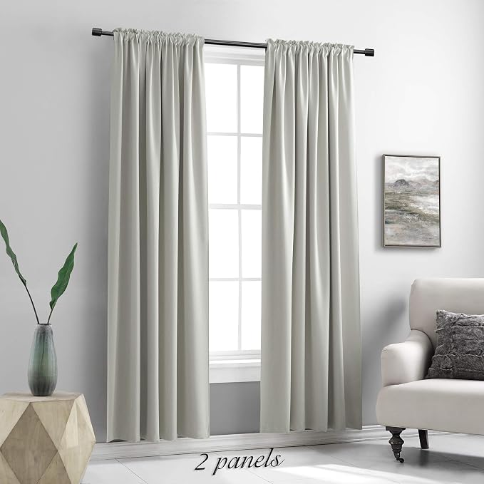 2 Panels Blackout Curtain Panels - Image 2