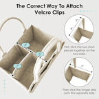 HIPHOP PANDA 2-Pack Diaper Caddy Organizer - Image 2